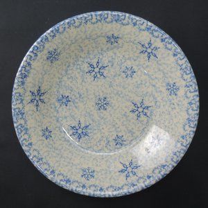 RARE Henn Pottery Snowflake Serving Bowl